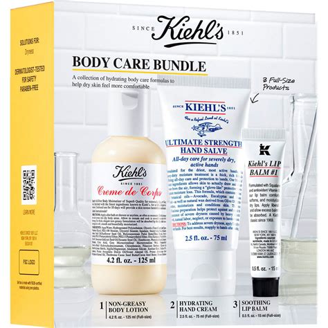 kiehl's body care products.